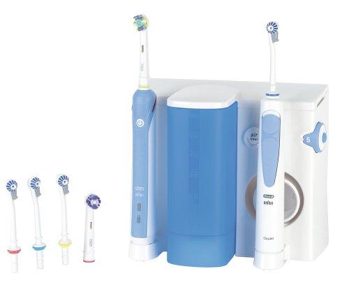 Foto Braun Oral-B - Pack dental: cepillo de dientes recargable e irrigador Professional Care Oxyjet + 1000