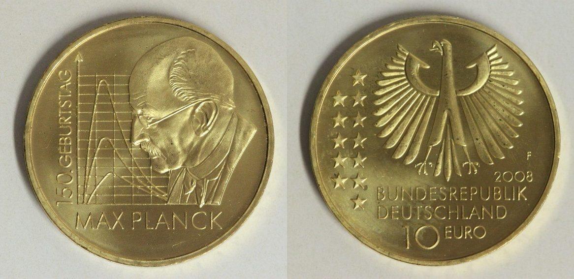 Foto Brd 10 Euro Silber 2008 F