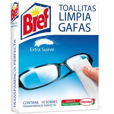 Foto Bref Toallitas Limpiagafas Pack 10 Sobres