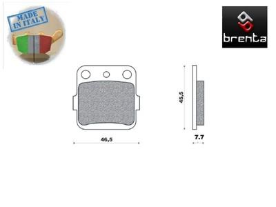 Foto Brenta Pastillas De Freno Orgánicas Para Kawasaki Kx 100 88-91 Tra.