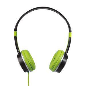 Foto Breo Santos STX76 Headphones Black/Lime Green