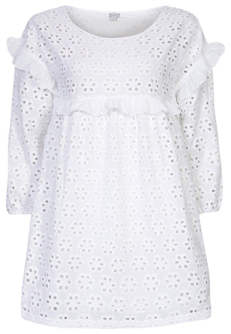 Foto Brigitte Bardot Blusón blanco