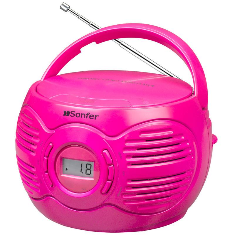 Foto Brigmton SFB-409 Radio CD Rosa