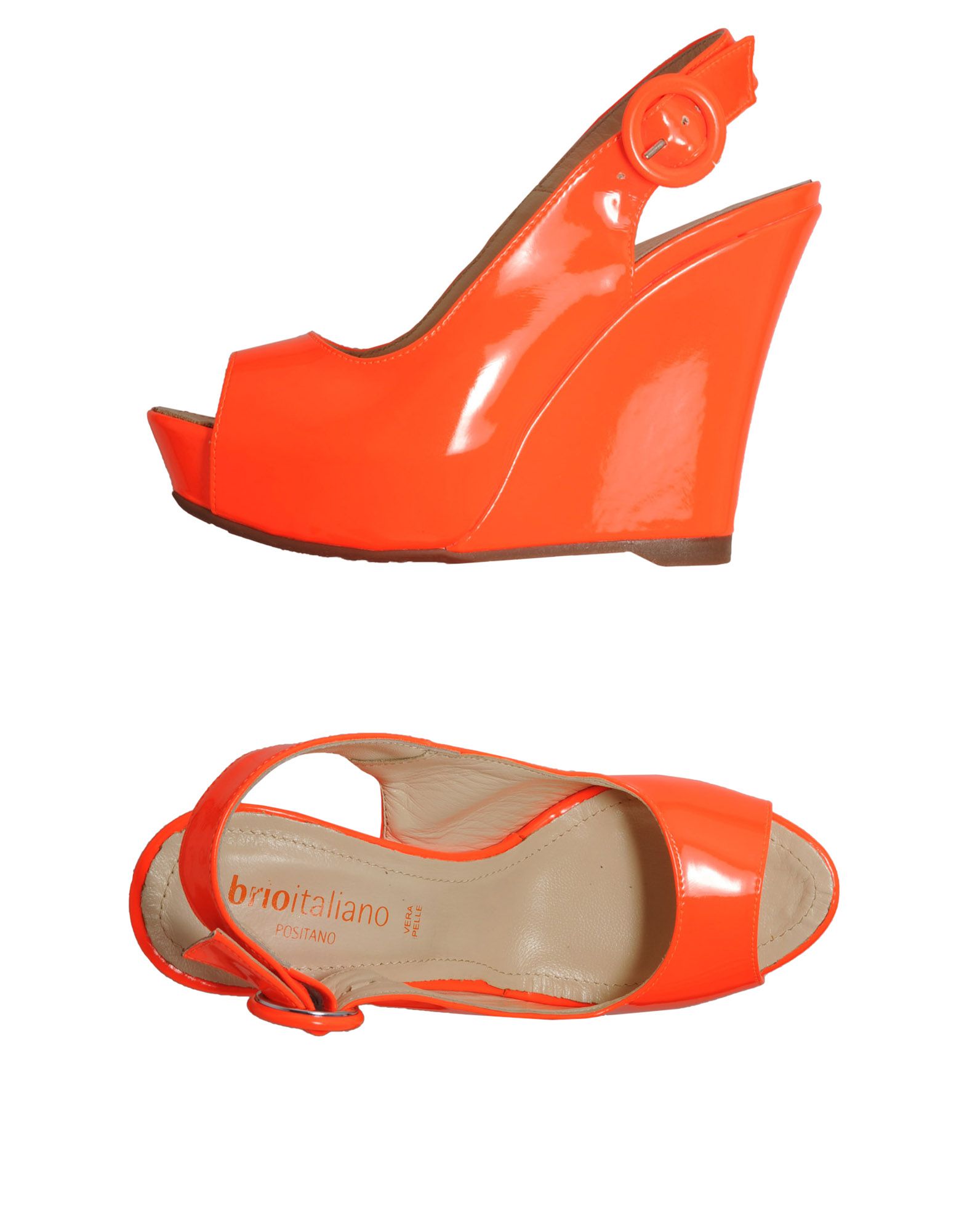 Foto Brio Italiano Plataformas Mujer Naranja