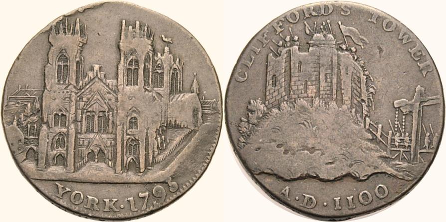 Foto Britische Trade Token Halfpenny Token 1795