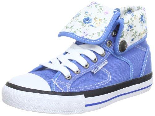 Foto British Knights REXES HI - Zapatilla alta de lona mujer, color azul, talla 36