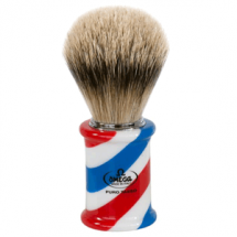 Foto Brocha afeitar omega silvertip barber pole mod 6735