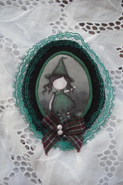 Foto broche de fieltro  shabby chic ENVIO GRATIS