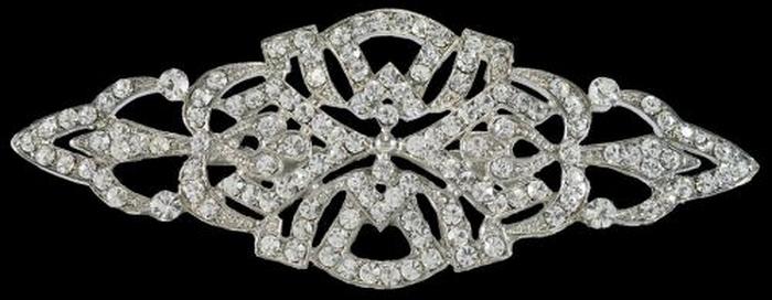 Foto Broche vestido novia