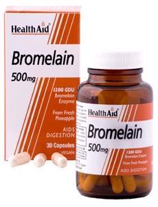 Foto Bromelina 500 mg (enzima) 30 cápsulas