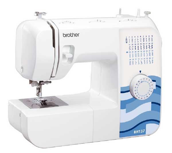 Foto Brother máquina de coser mecánica rh-137 + kit especial jean's 679340-