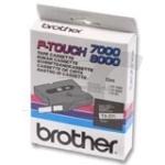 Foto Brother TX-231 cinta negro sobre blanco 12mm