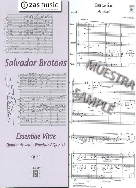 Foto brotons, salvador: essentiae vitae. op.80. woodwind quintet.