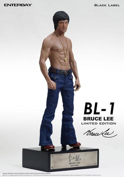 Foto Bruce Lee Black Label Estatua 1/6 35 Cm