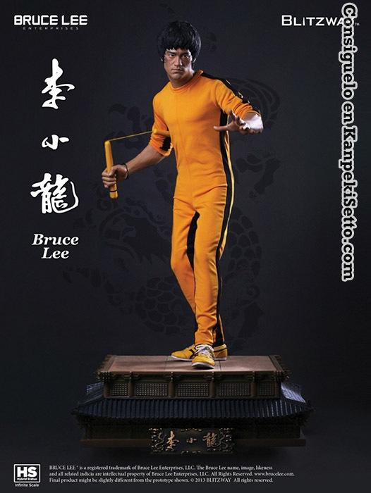 Foto Bruce Lee Figura Hibrido Infinite Scale 1/3 40th Anniversary Tribute 71 Cm