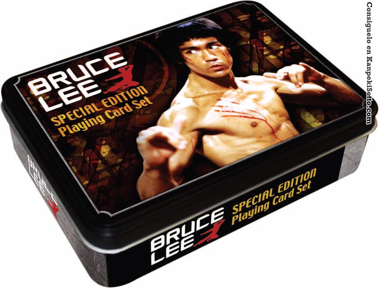 Foto Bruce Lee Lata Con Juego De Cartas