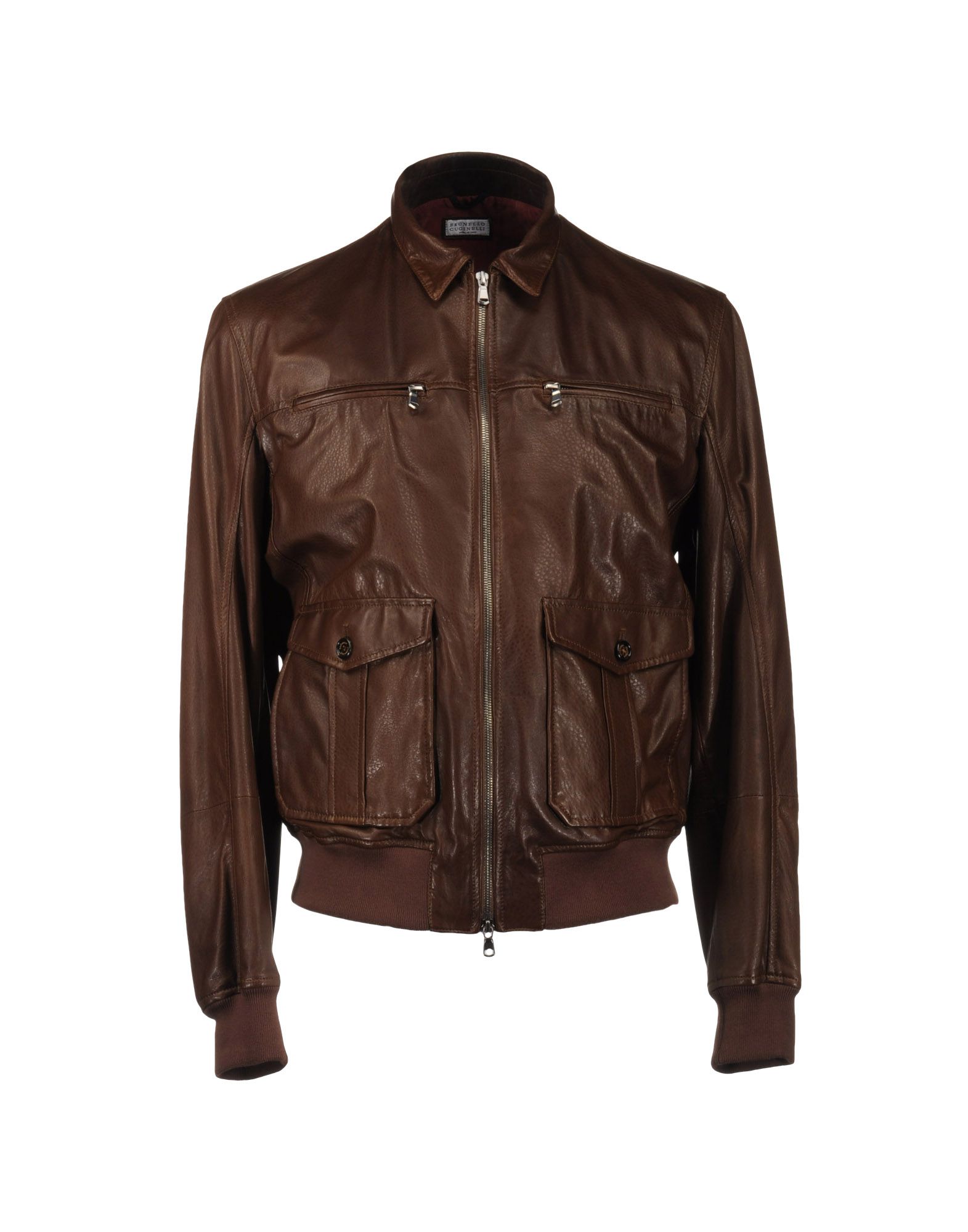 Foto brunello cucinelli chaquetas de piel
