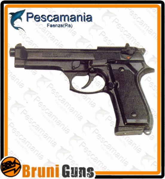 Foto Bruni pistola Beretta calibre 92 con 8 espacios en blanco