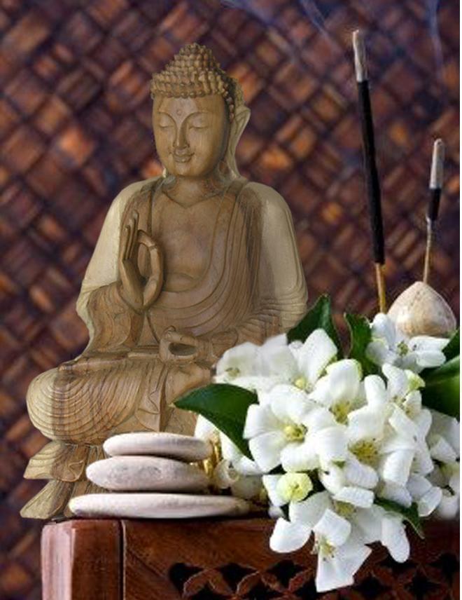 Foto Buda meditación loto 40 cm