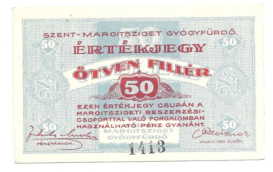 Foto Budapest 50 Filler od (1919)