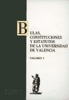 Foto Bulas, Constituciones Y Estatutos De La Universidad De Valencia (2 Vol