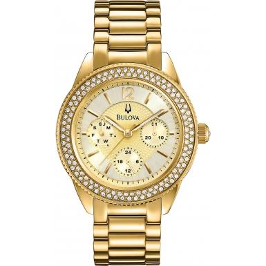 Foto Bulova Ladies Gold Plated Watch Model Number:97N102