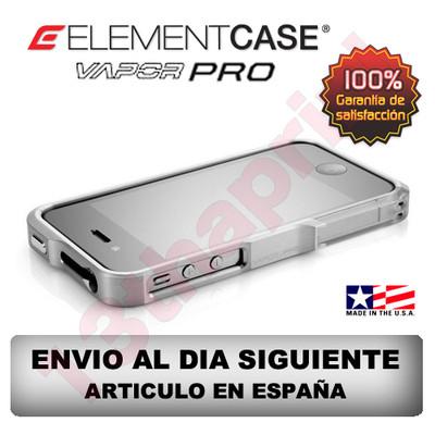 Foto Bumper Aluminio Iphone 4/4s Element Case Vapor Pro Plata Original
