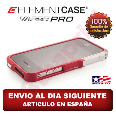 Foto Bumper Aluminio Iphone 4/4s Element Case Vapor Pro Rojo Original