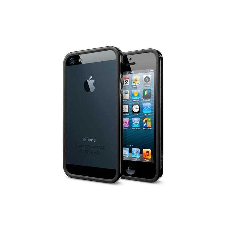 Foto Bumper iPhone 5 SPIGEN SGP Neo Hybrid EX Slim Vivid - Negro