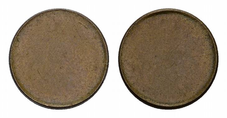 Foto Bundesrepublik Deutschland 1 Pfennig Rohling