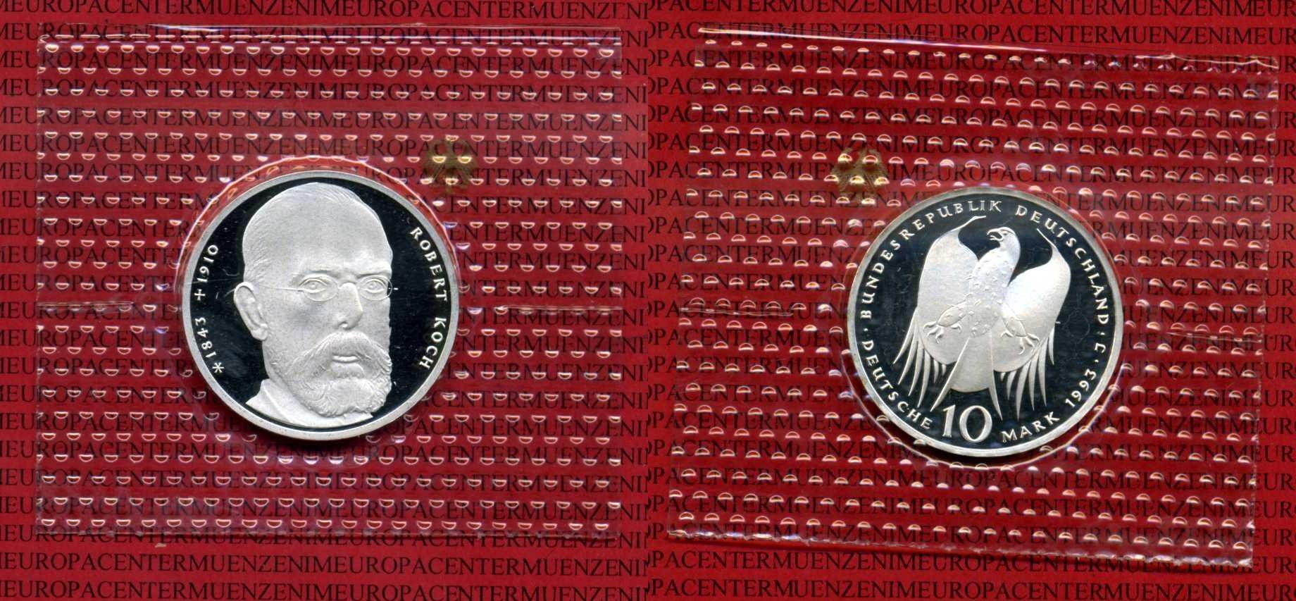 Foto Bundesrepublik Deutschland 10 Dm Gedenkmünze Silber 1993
