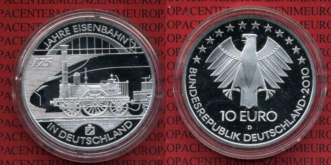 Foto Bundesrepublik Deutschland 10 Euro Silber Gedenkmünze Deutschland 2010