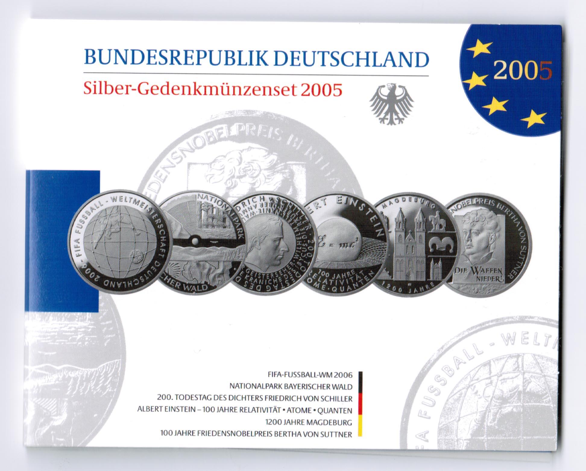 Foto Bundesrepublik Deutschland Offizieller Blister mit 10 Euro Gedenkmz 20