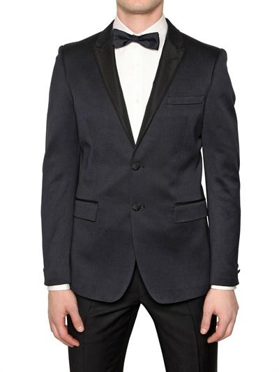 Foto burberry london slim fit wool cotton tuxedo jacket