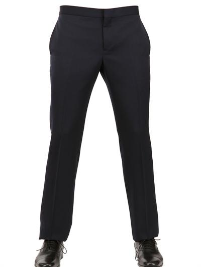 Foto burberry prorsum pantalones tuxedo skinny de lana ottoman 19cm