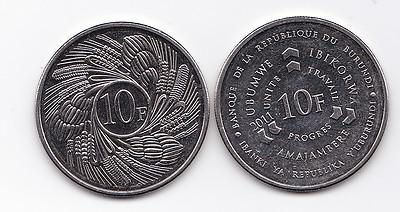 Foto Burundi 2011  10 Francs  Ni  Unc