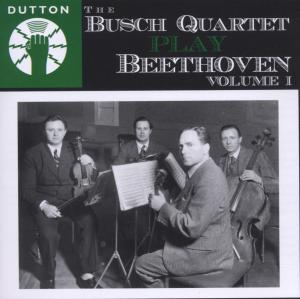 Foto Busch Quartet: Busch Quart.Play Beethoven Vol.1 CD