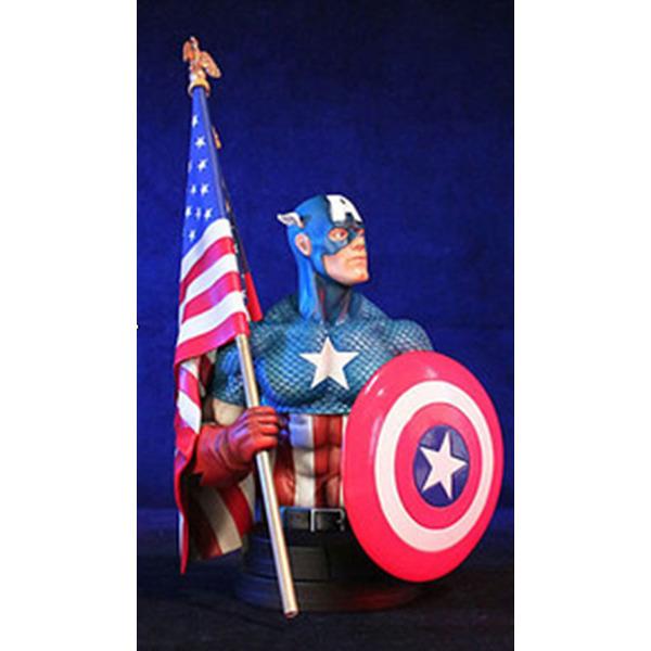 Foto Busto Capitán América Classic 1/6, 18cm