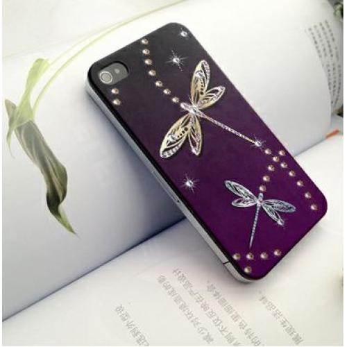 Foto Butterfly studded bling jeweled iPhone 4 case