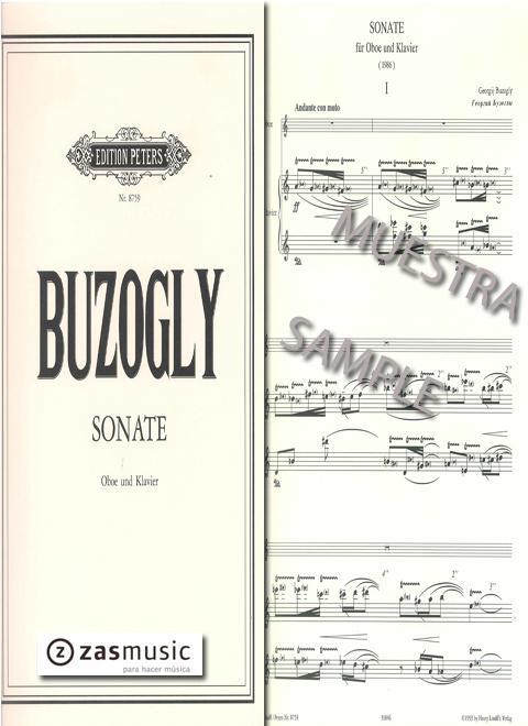 Foto buzogly: sonate f. oboe u. klavier