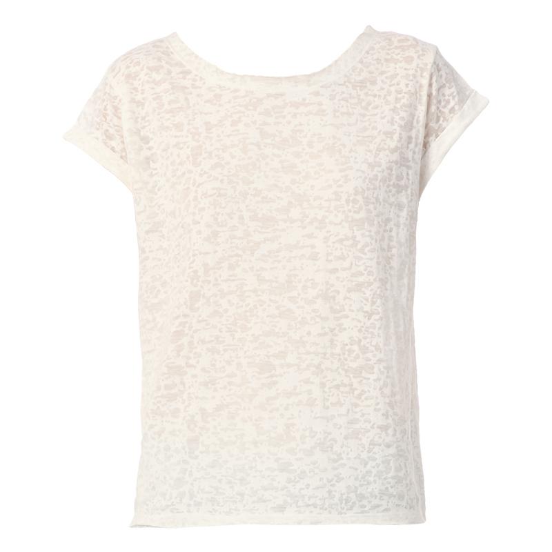 Foto By Monshowroom Camiseta de mangas cortas - fol tmc1967b - Blanco / ...