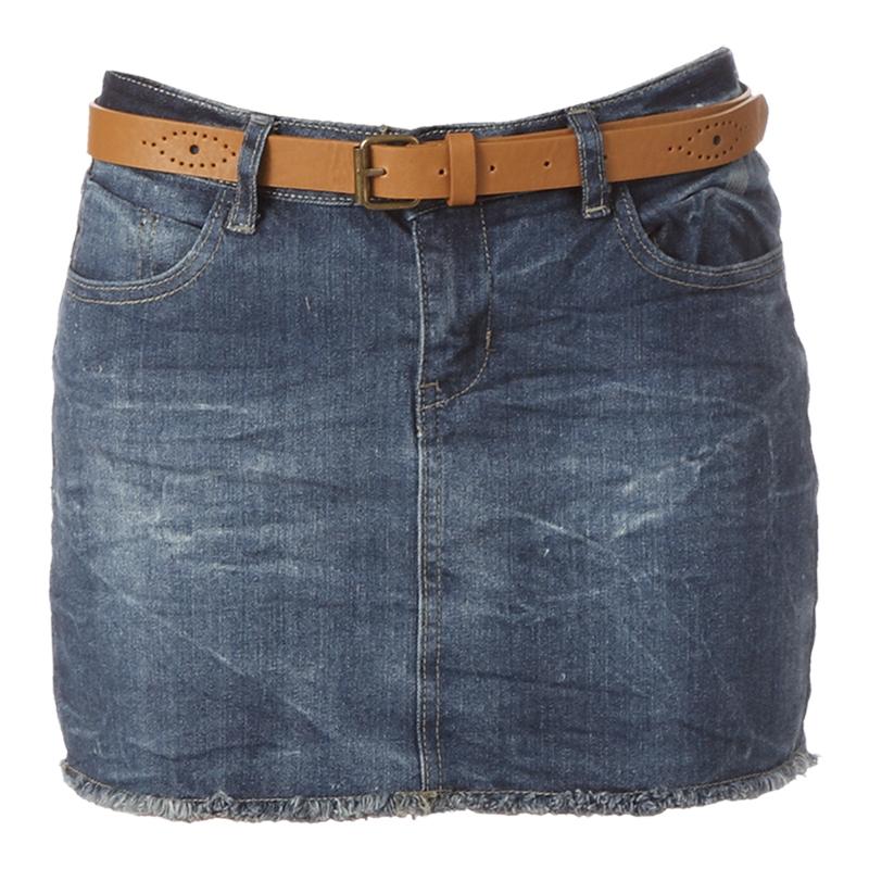 Foto By Monshowroom Minifalda - mys f13-je90-111 - Azul / Marina de guerra