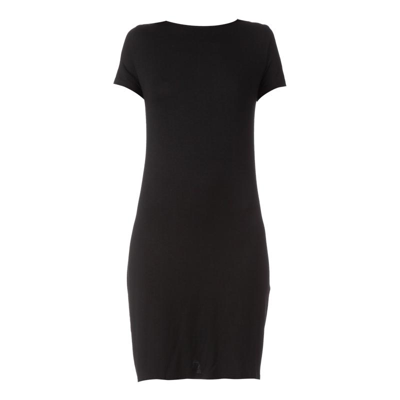 Foto By Monshowroom vestido derecho - chlo bernie - Negro