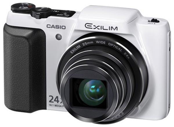 Foto cámara de fotos digital casio exilim hi-zoom ex-h50 blanca