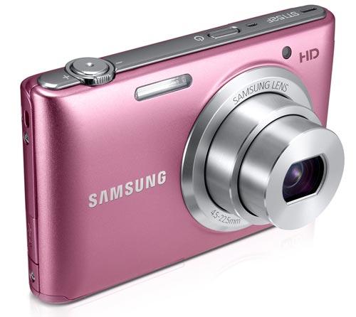 Foto cámara de fotos digital compacta samsung st152f blanca