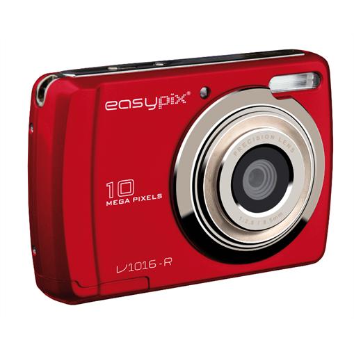 Foto Cámara digital compacta Easypix V1016 de 16 MP. Rojo