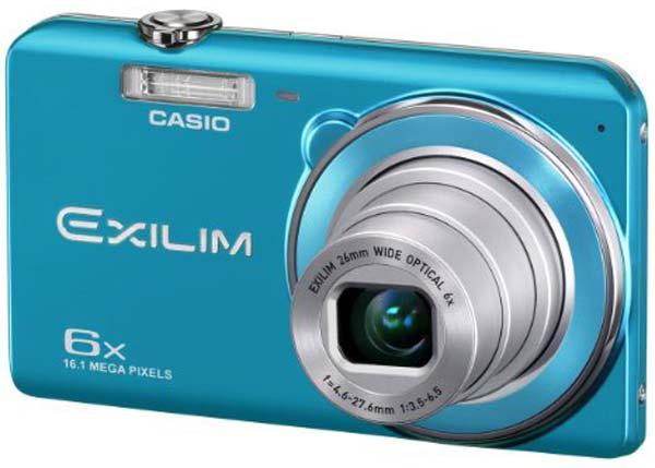Foto cámara fotos casio ex-zs20 azul