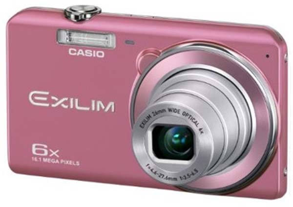 Foto cámara fotos casio ex-zs20 rosa