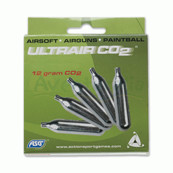 Foto Cápsulas de CO2 ASG pack de 500 unidades