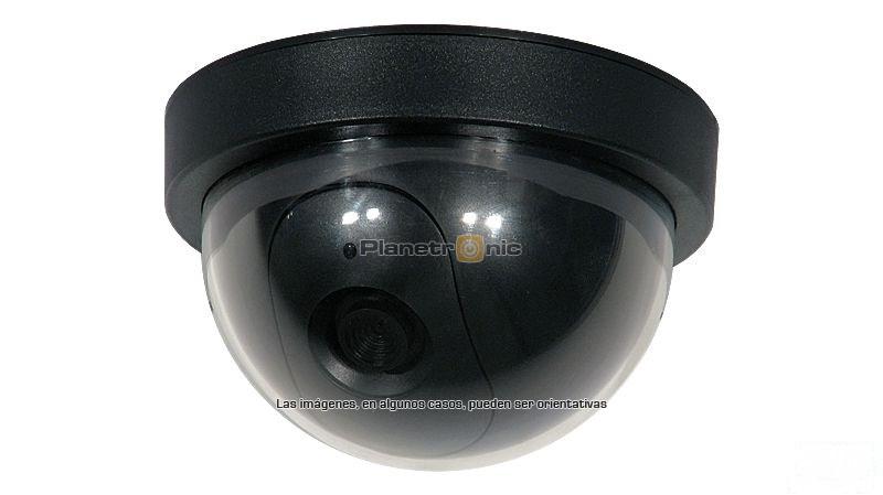 Foto Câmara Dome Falsa Interior+led Negra